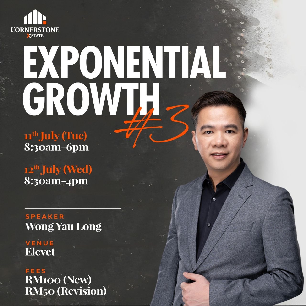 Exponential Growth 3 Your Real Estate Biz by Mr Wong Yau Long